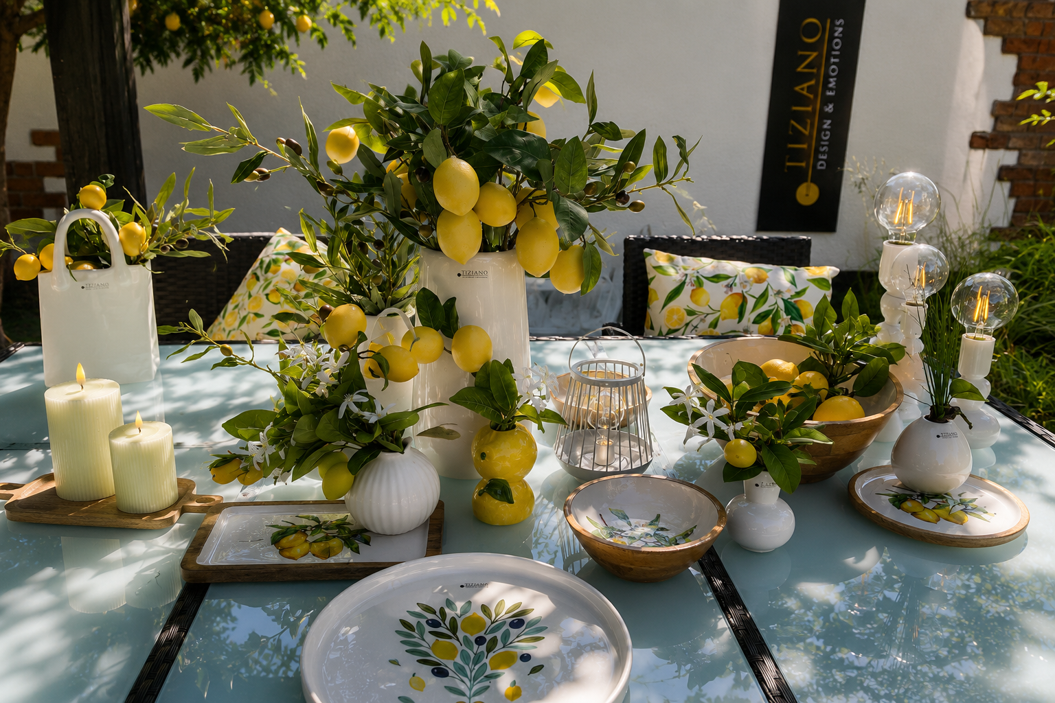 Mediterrane Tischdeko – Tiziano Home