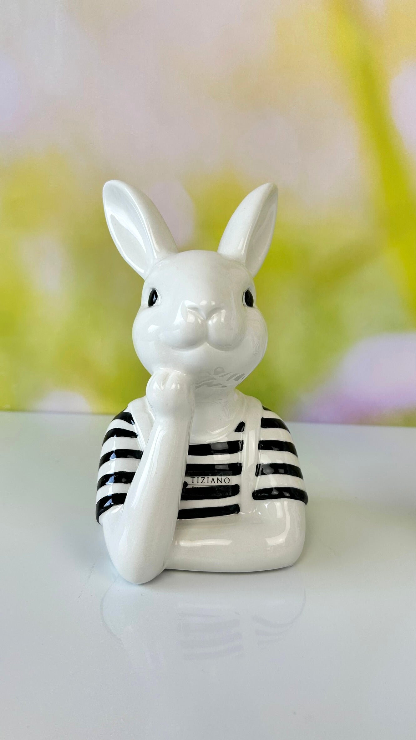 Büste Hase Enzo creme-schwarz