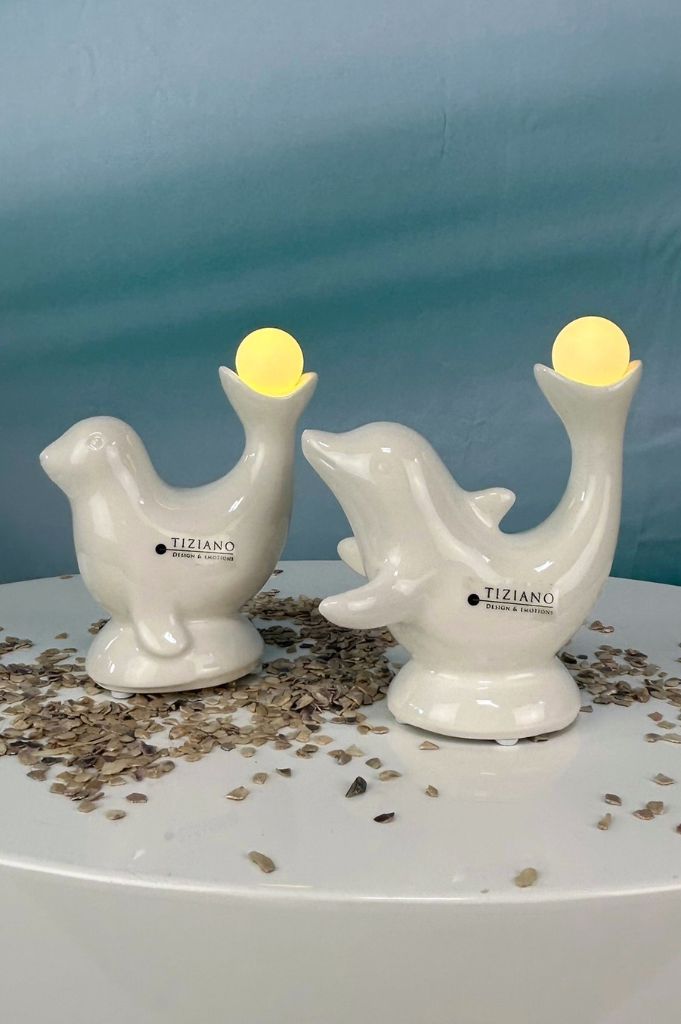2er Set Delphin Sandy und Robbe Sandra LED