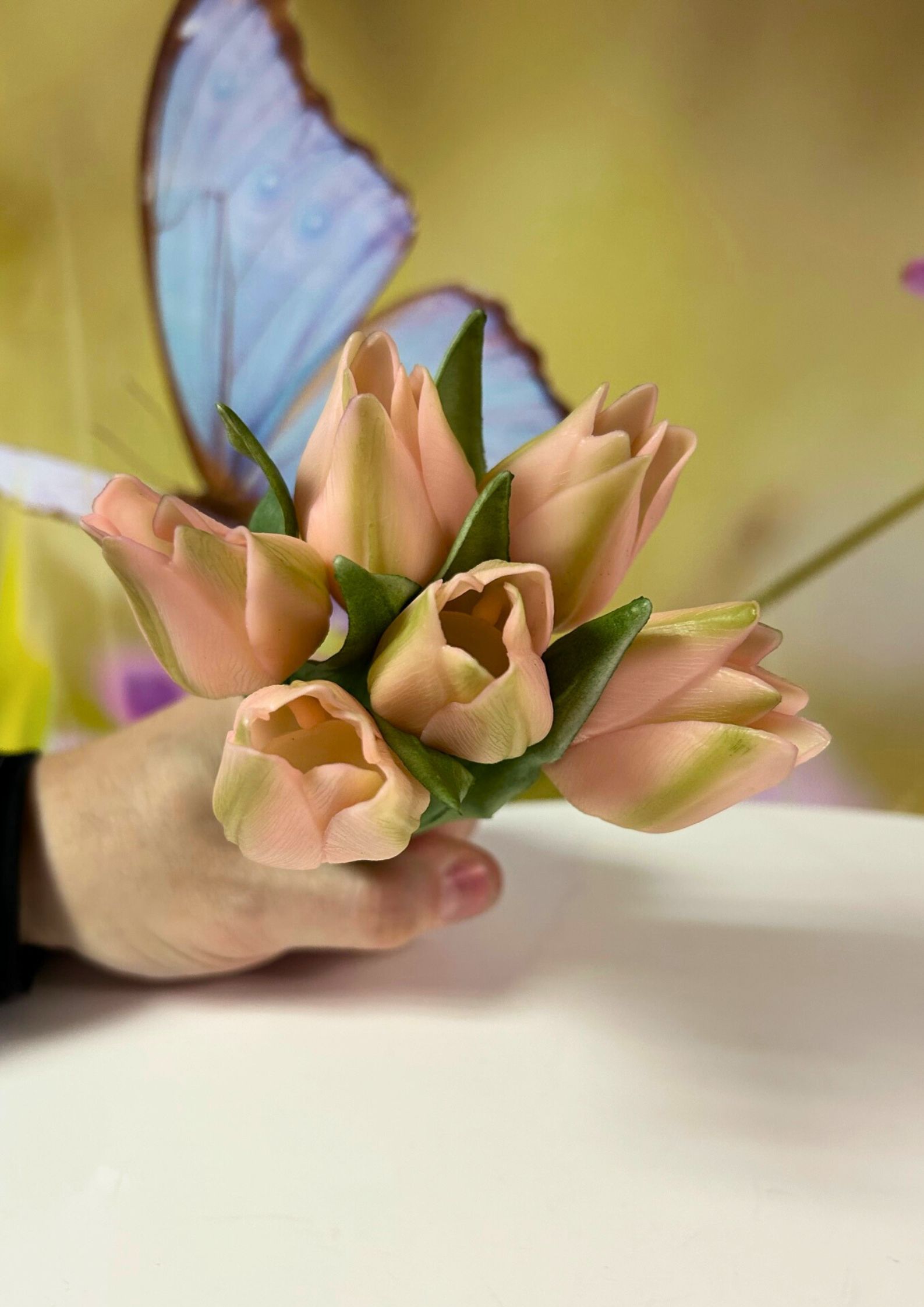 6er-Bund-Tulpen-rose