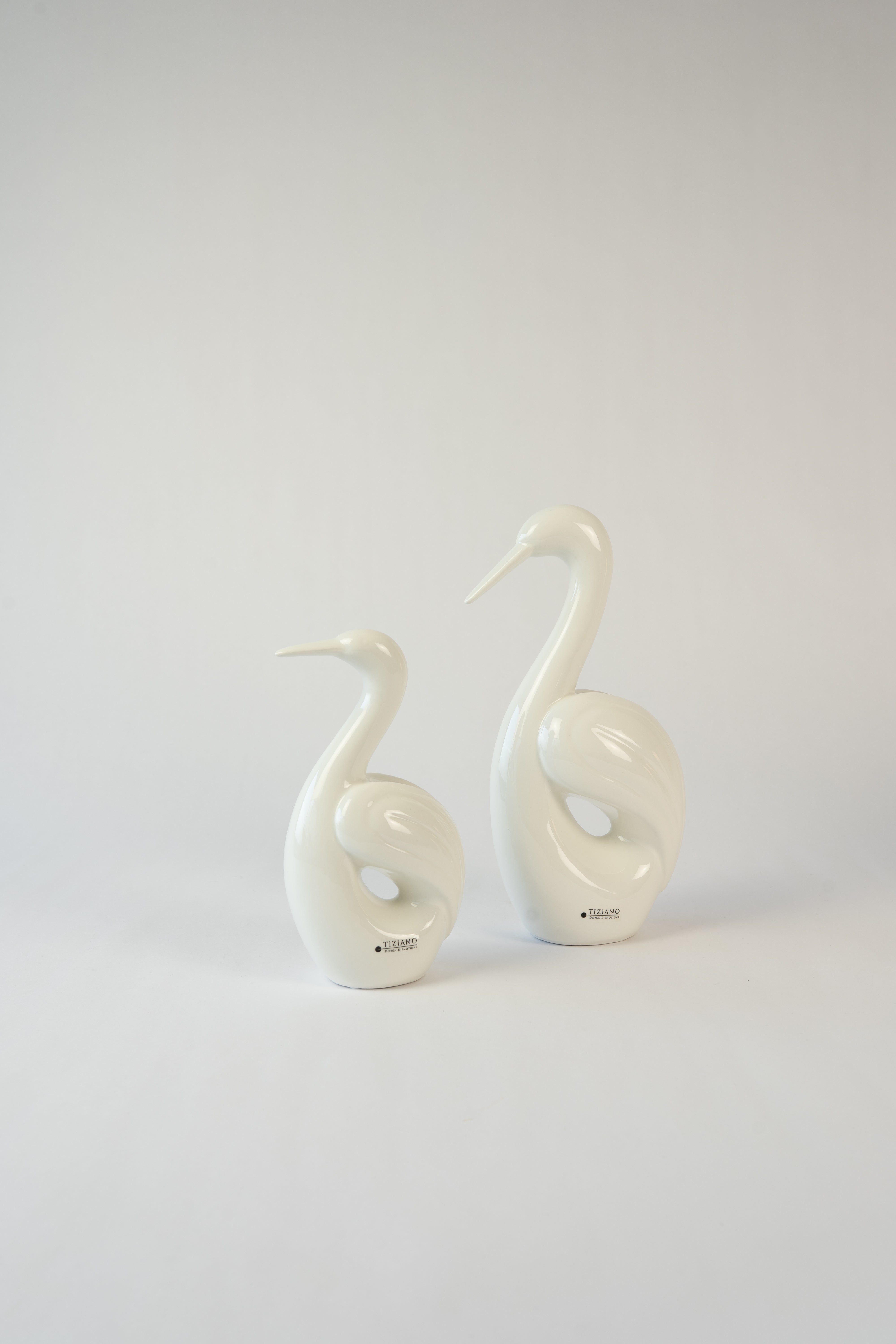 Dekoset Vogel Splendido L+Vase Luminara mit LED Birne