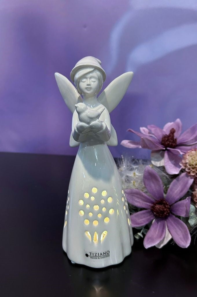 Deko Fee Aria LED creme-weiß