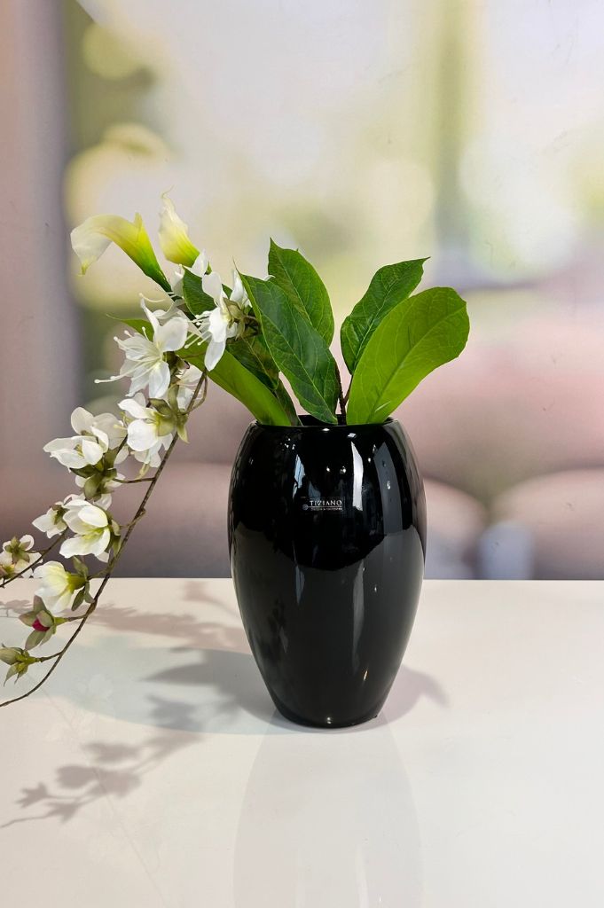 Vase Ascona schwarz