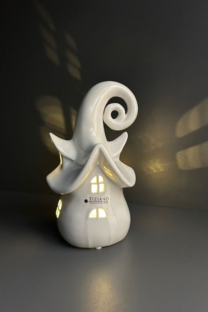 Deko Haus Avalon LED creme-weiß