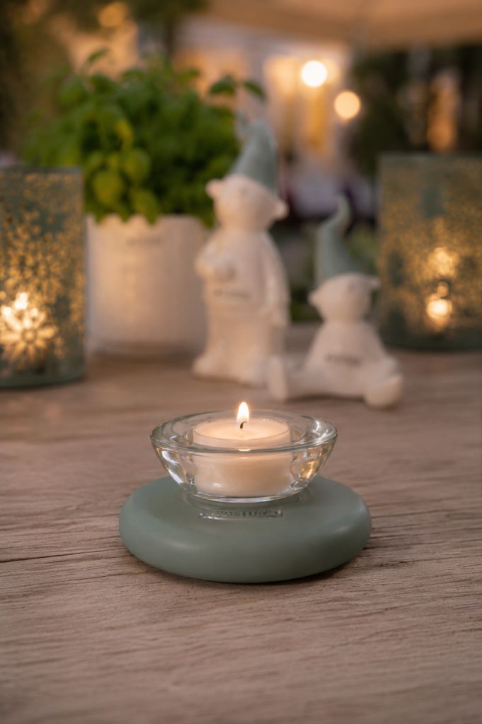 Tischlicht Lumina Laguna mit Glas Trixy klar