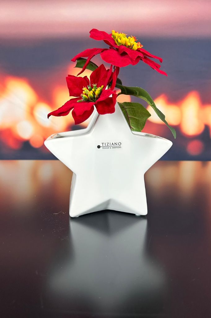 Kübel Cometa creme-weiß