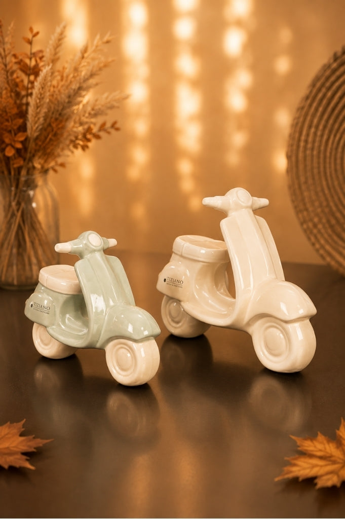Deko Vespa Vespina 17cm creme