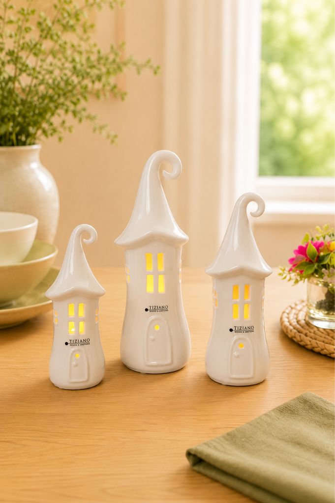 Lichhaus Malva LED creme-weiß