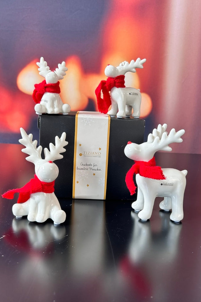 Deko Rentier Rudolph 2fach sortiert in Geschenkkarton