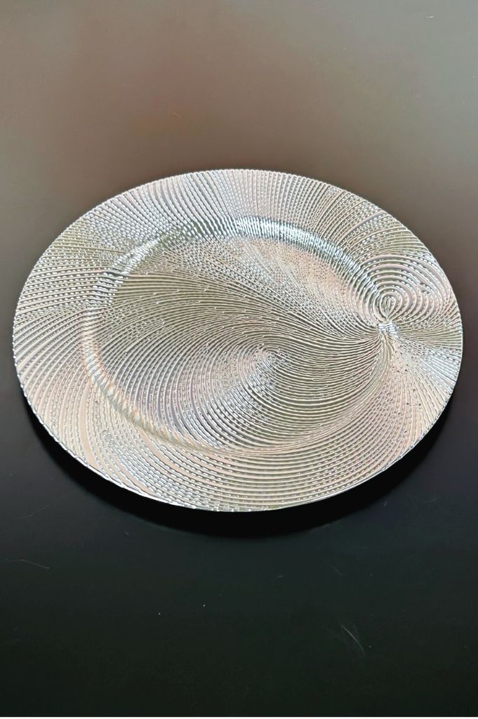 Deko_Teller_Wave_Silber