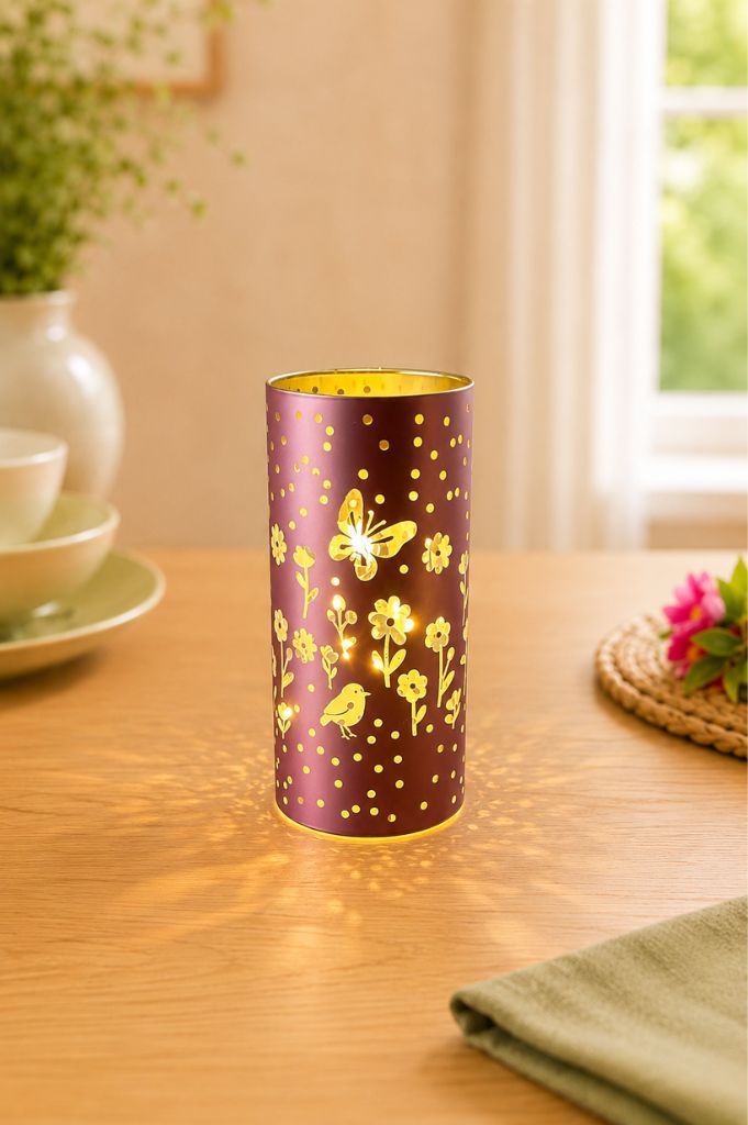 Dekolicht Polline LED mit Blumen in 2 Farben