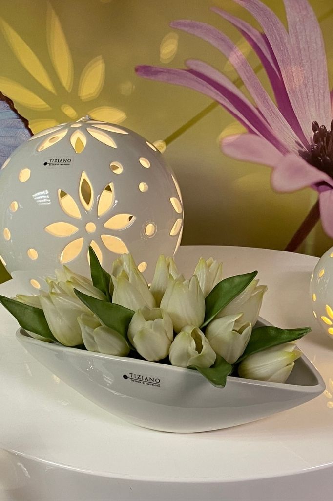 Dekoset Pisello mit Tulpen_oben