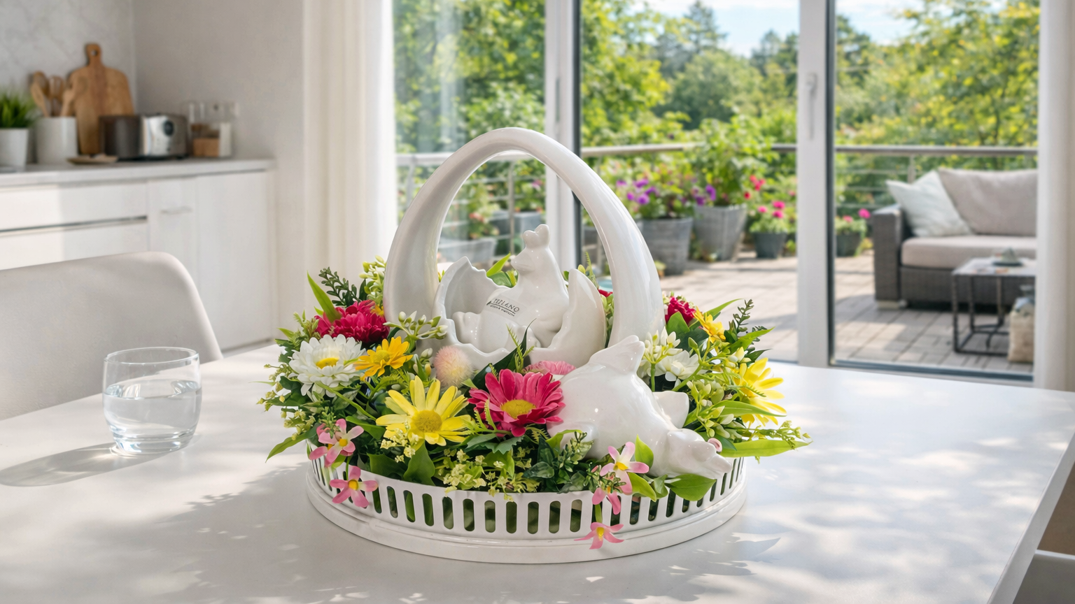 Dekoset Canneto mit Huhn Edda