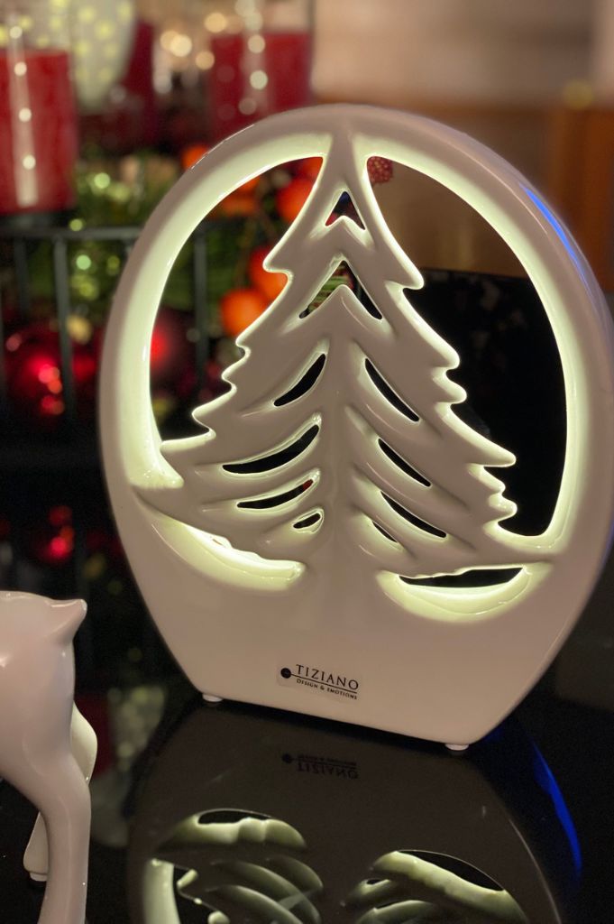 Dekoset Winterwald mit Joya LED creme-weiß