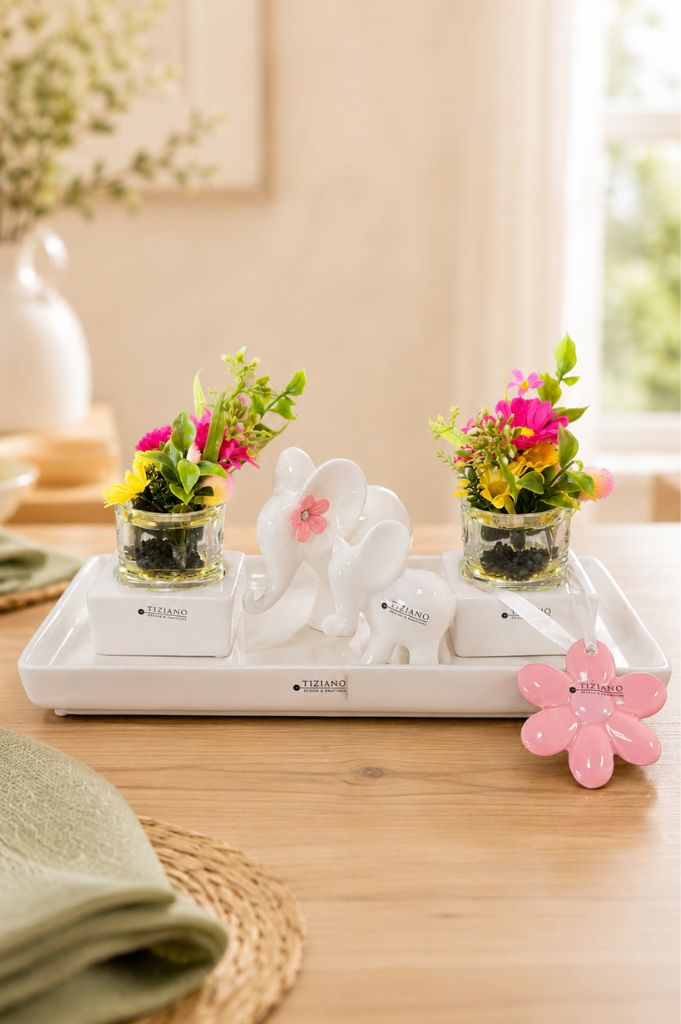Dekoset Schale Sendina 36cm+Leon+Mantova+Blume Piana
