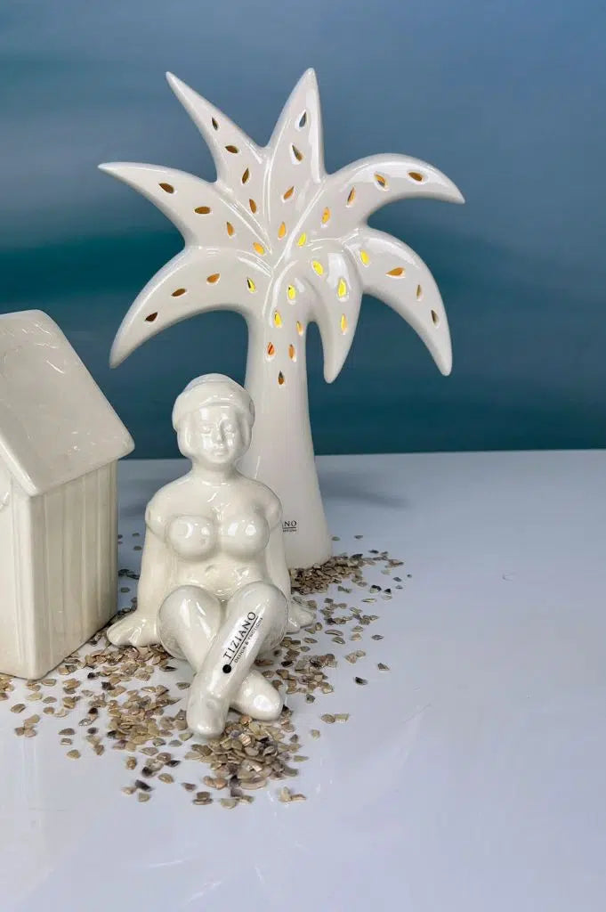 Dekoset Badenixe Marie mit Beachhouse gelb