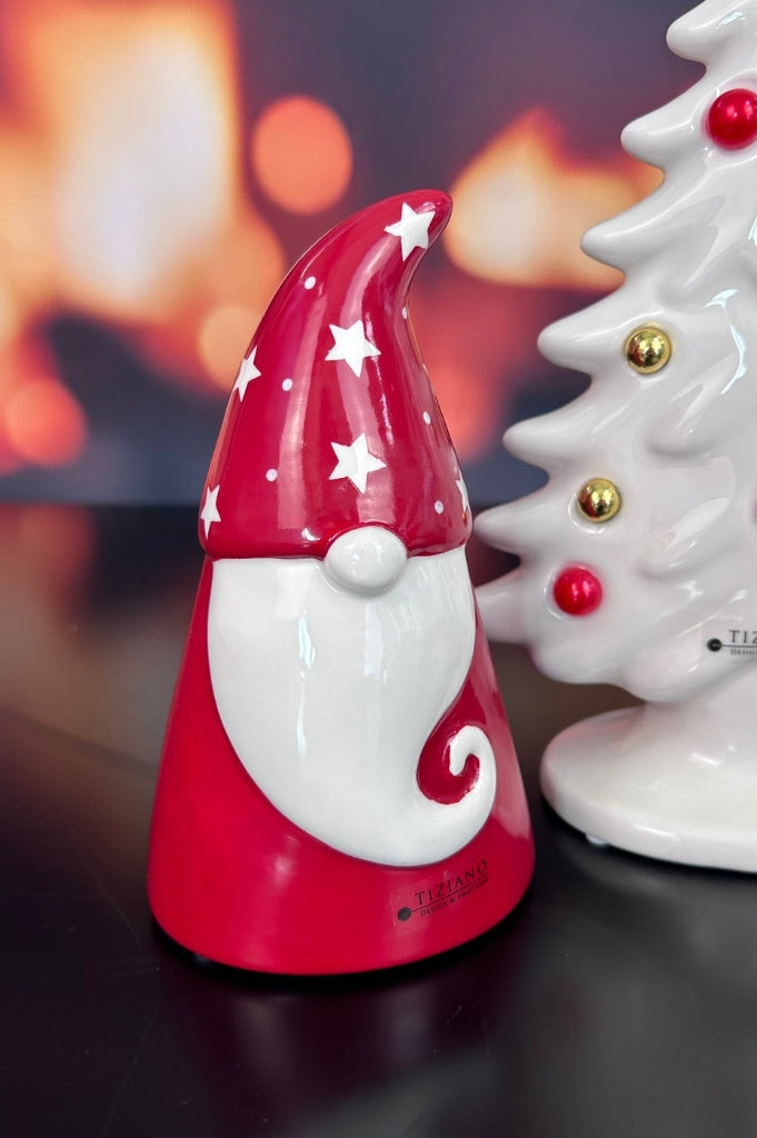 Dekoset Baum Baleno+Santa Gabriel+Rudolph rot