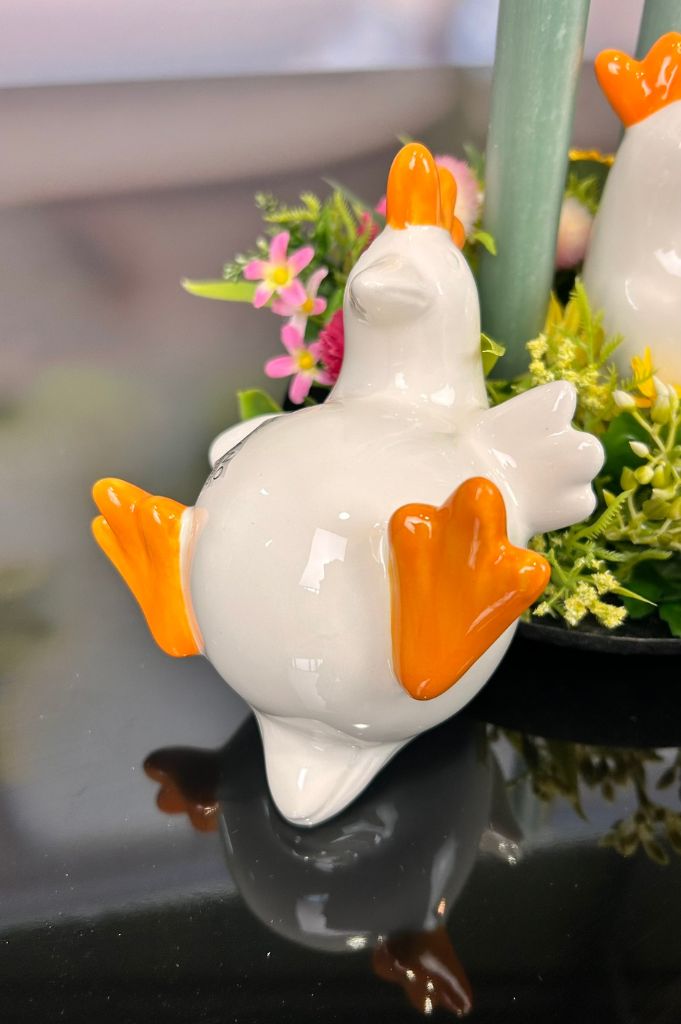 Dekoset Huhn Erna mit Felia LED