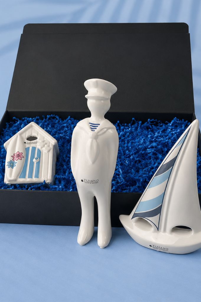 Geschenkbox Boot Andiamo + Seemann Jack + Fano