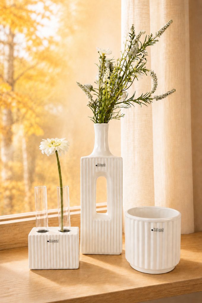Dekoset Vase Torino XL mit Duobase Pascoli