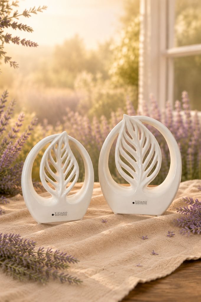 Dekoobjekt Denia LED creme-weiß