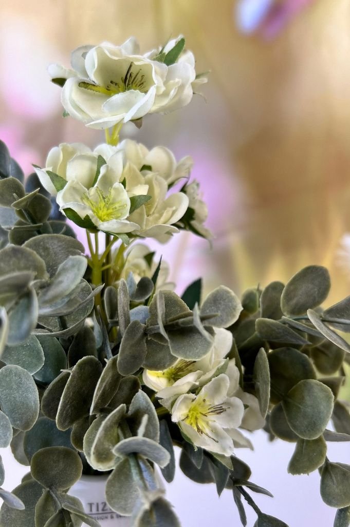 Deko Strauß Eukalyptus grün