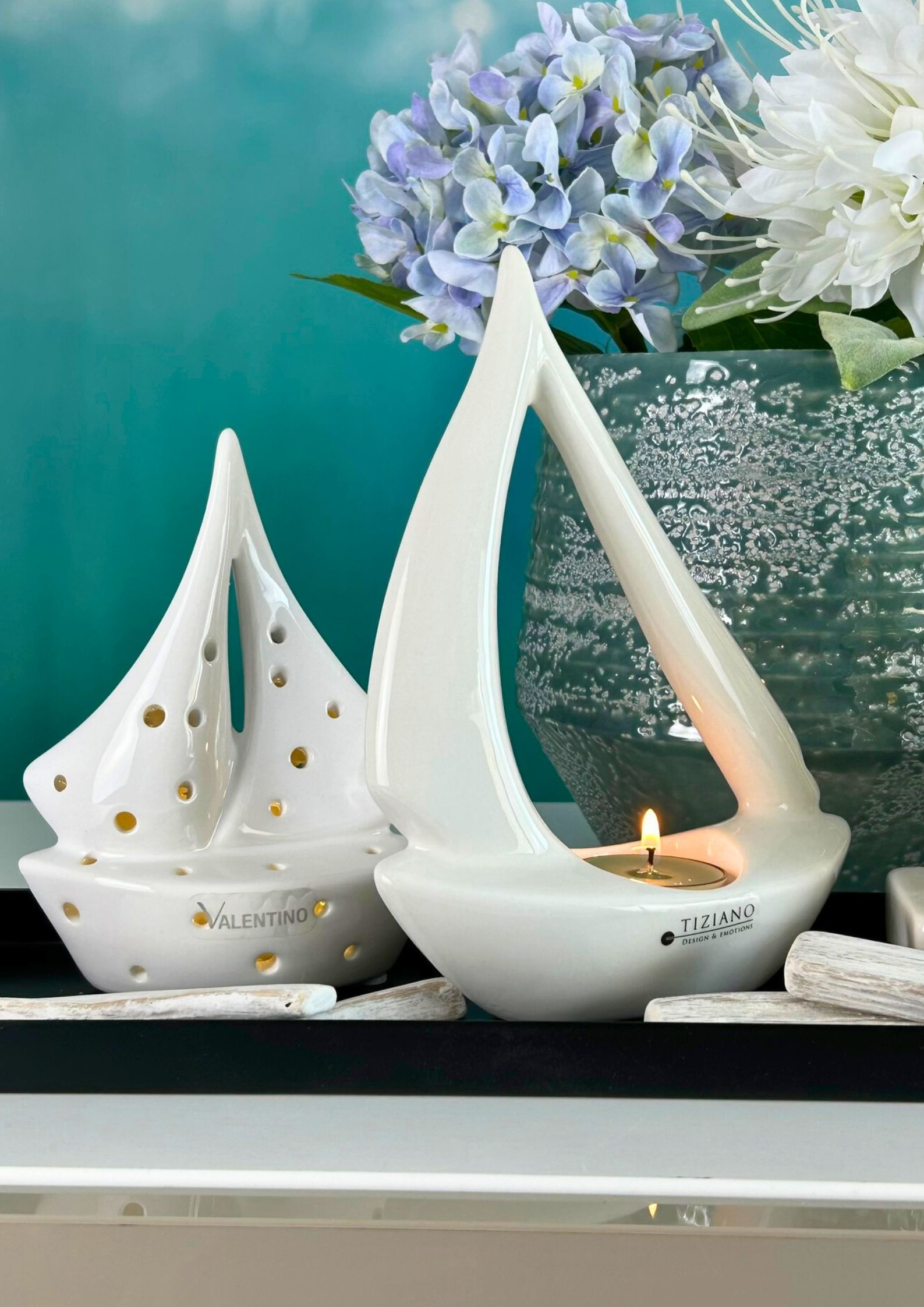 Dorina-boot-teelichthalter