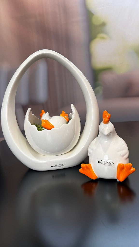 Deko Evolo creme-weiß