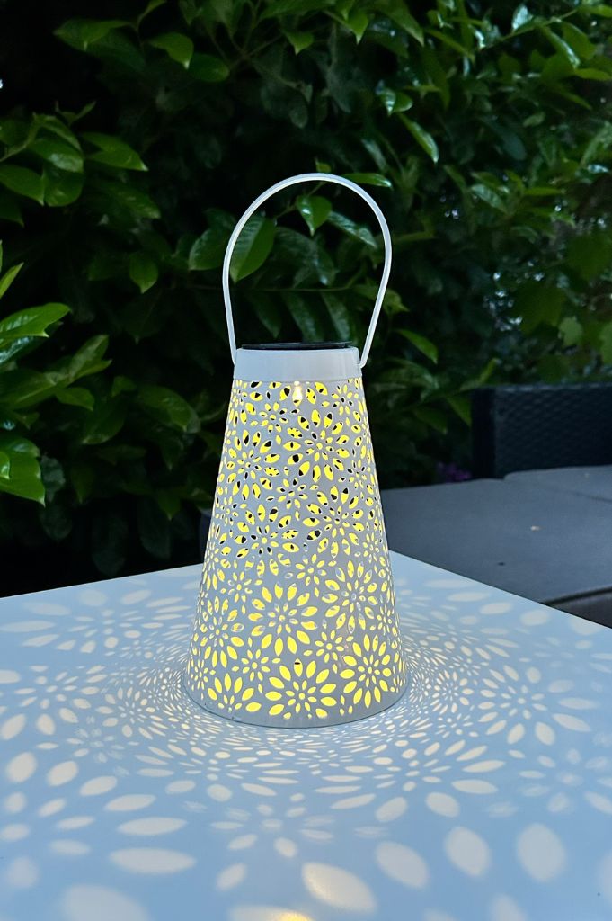 Solar Metallicht Fiori grün oder creme-weiß
