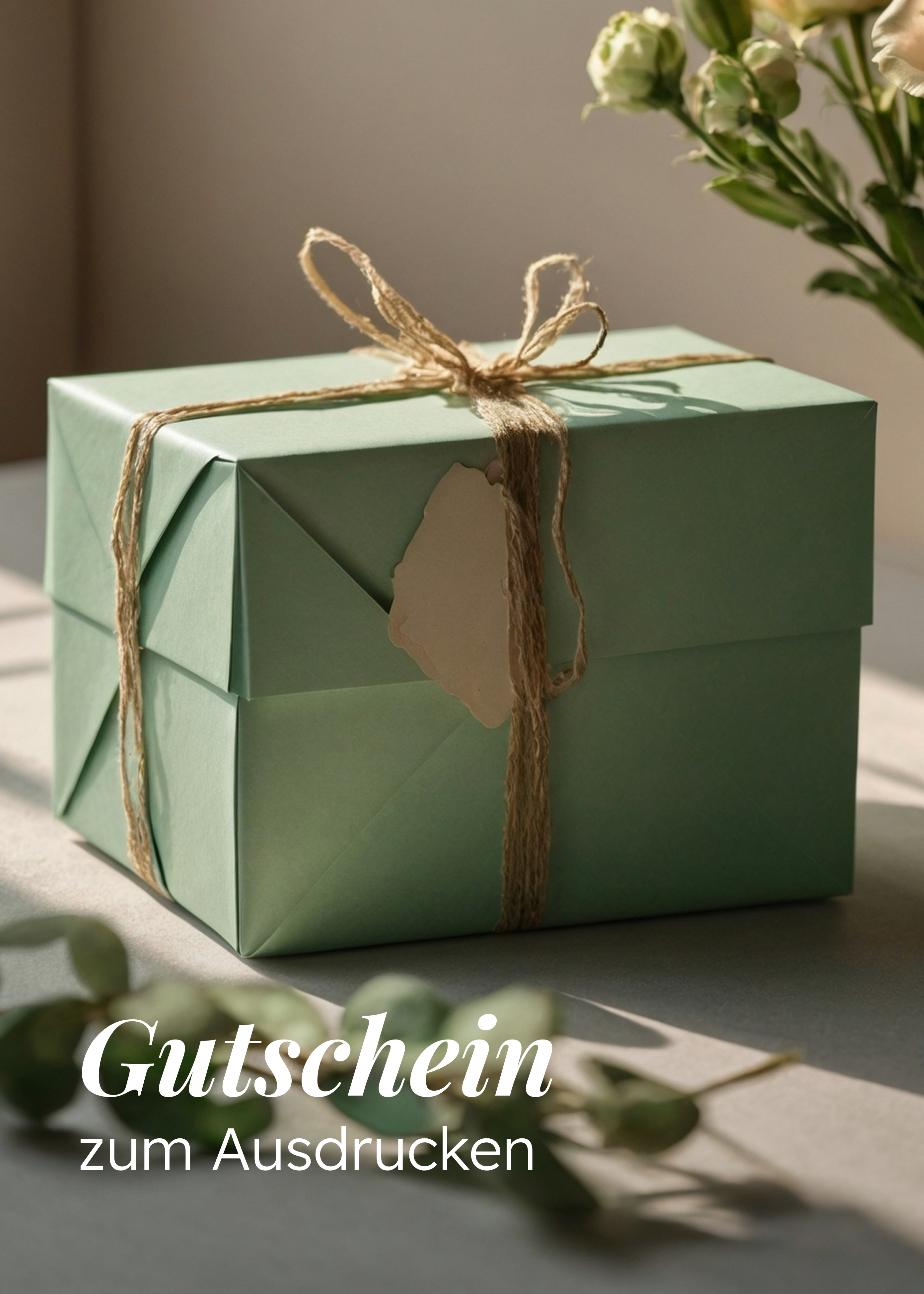 Geschenkgutschein zum Ausdrucken