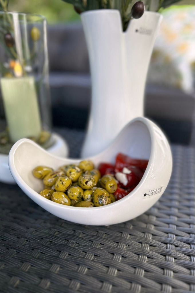 Schale Gazo 19cm creme-weiß