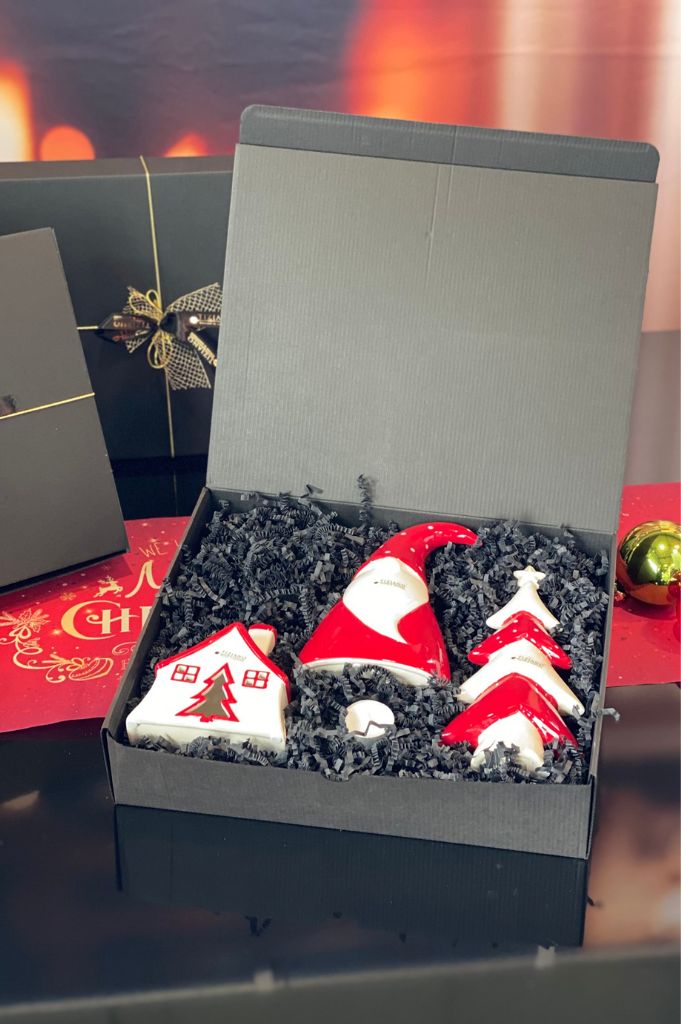 Geschenkbox Teelichthaus Oliveto+Santa Alberto