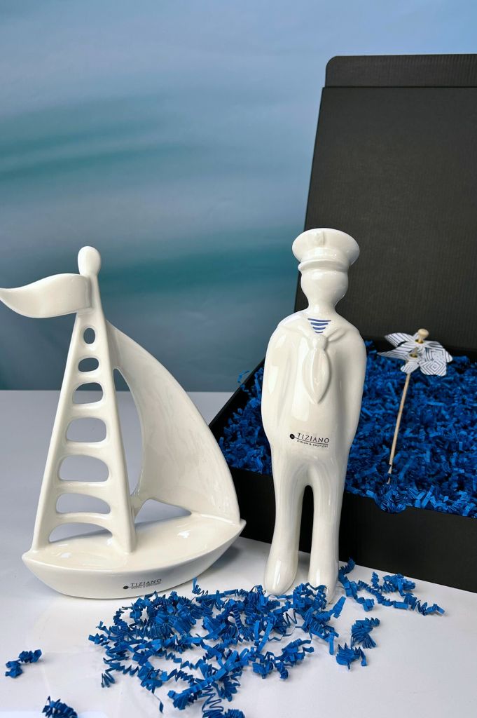 Geschenkbox Seeman Jack mit Boot Andiamo