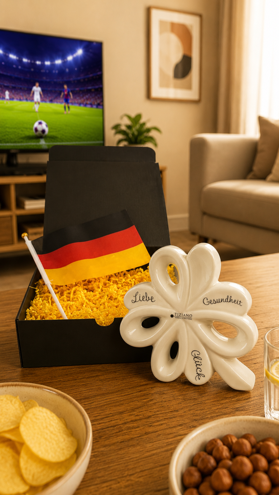 Geschenkbox Alegra mit WM Deko
