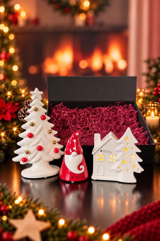 Geschenkbox Santa Gabriel rot