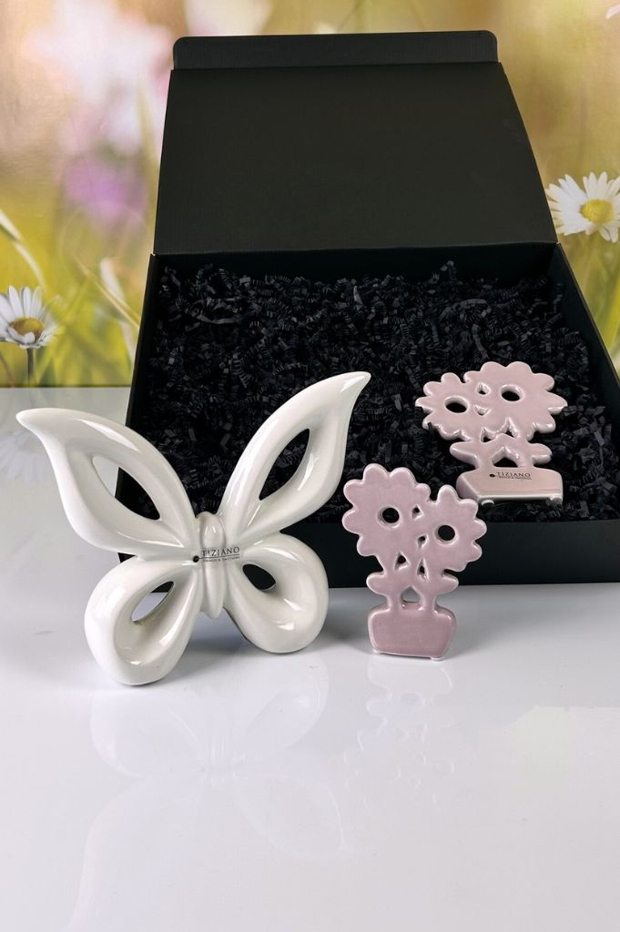 Geschenkbox L Schmetterling Lia+Blume Folina Fiona