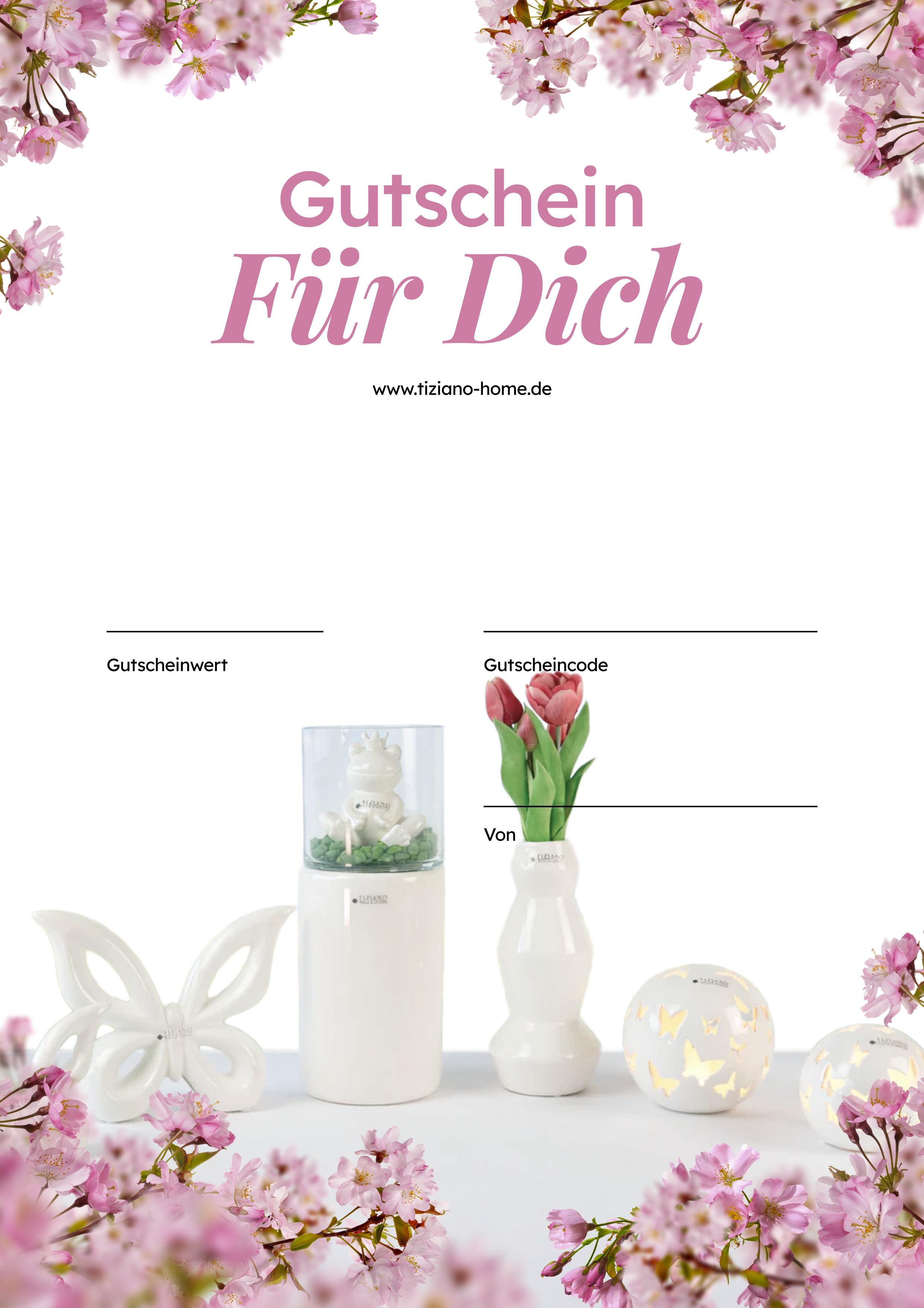 Geschenkgutschein Für Dich Frühling