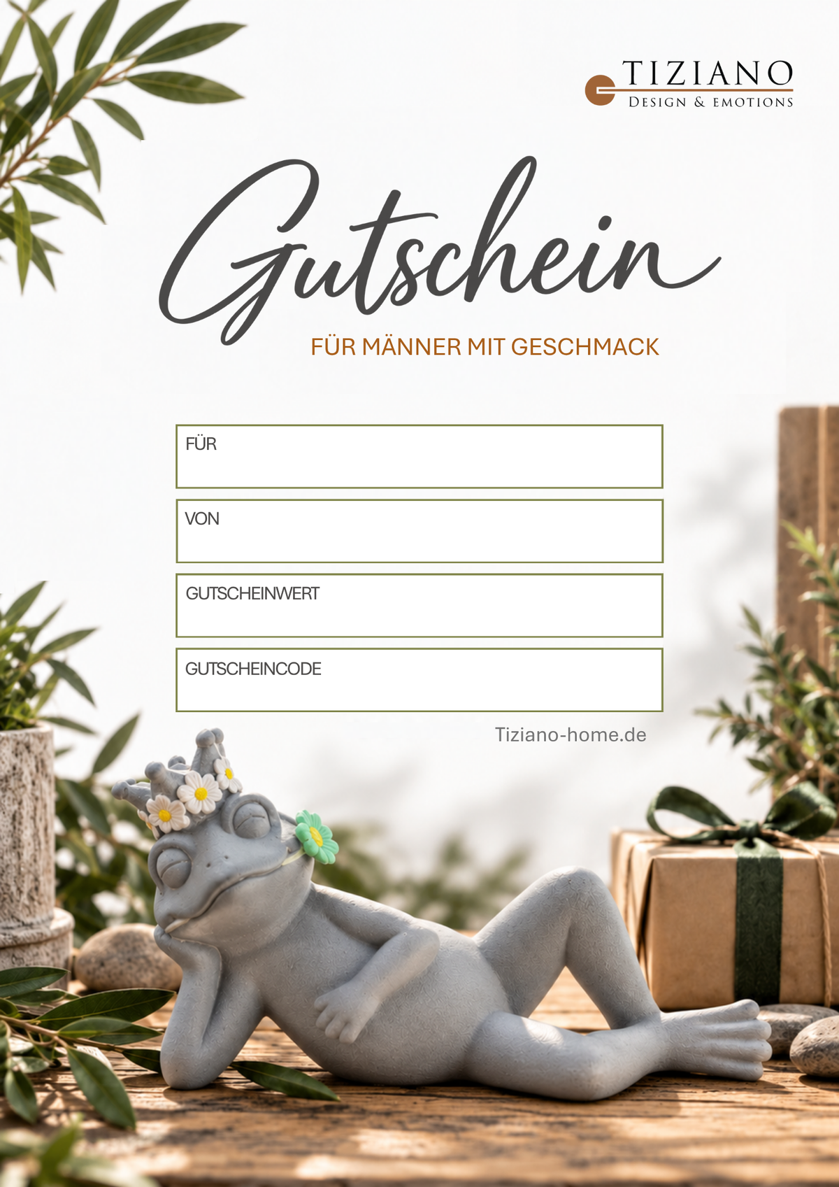 Geschenkgutschein Für Männer
