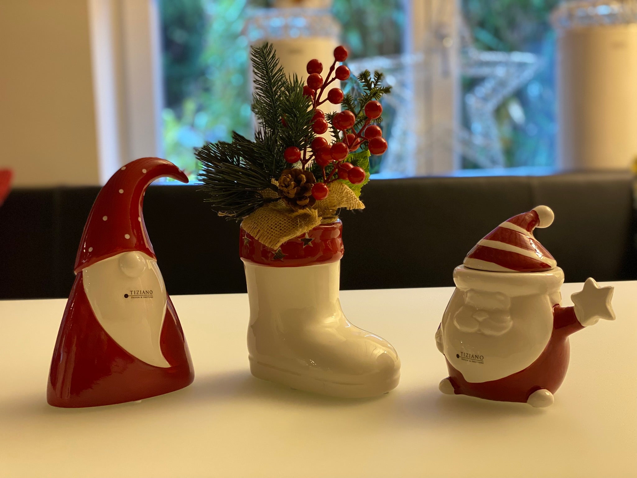 Dekoset Weihnachtstraum M in Rot