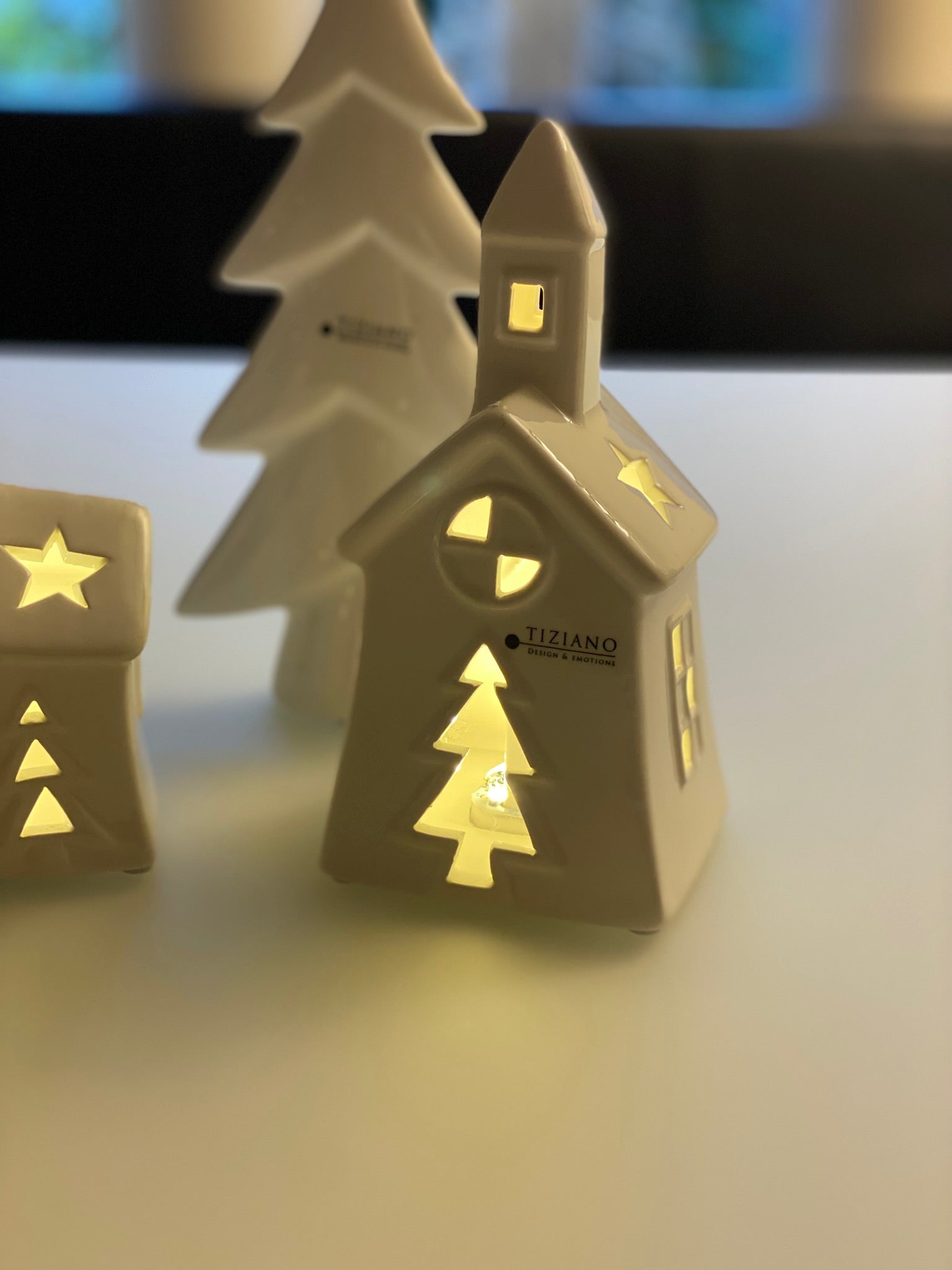 Dekoset Harmonische Weihnachten creme-weiß