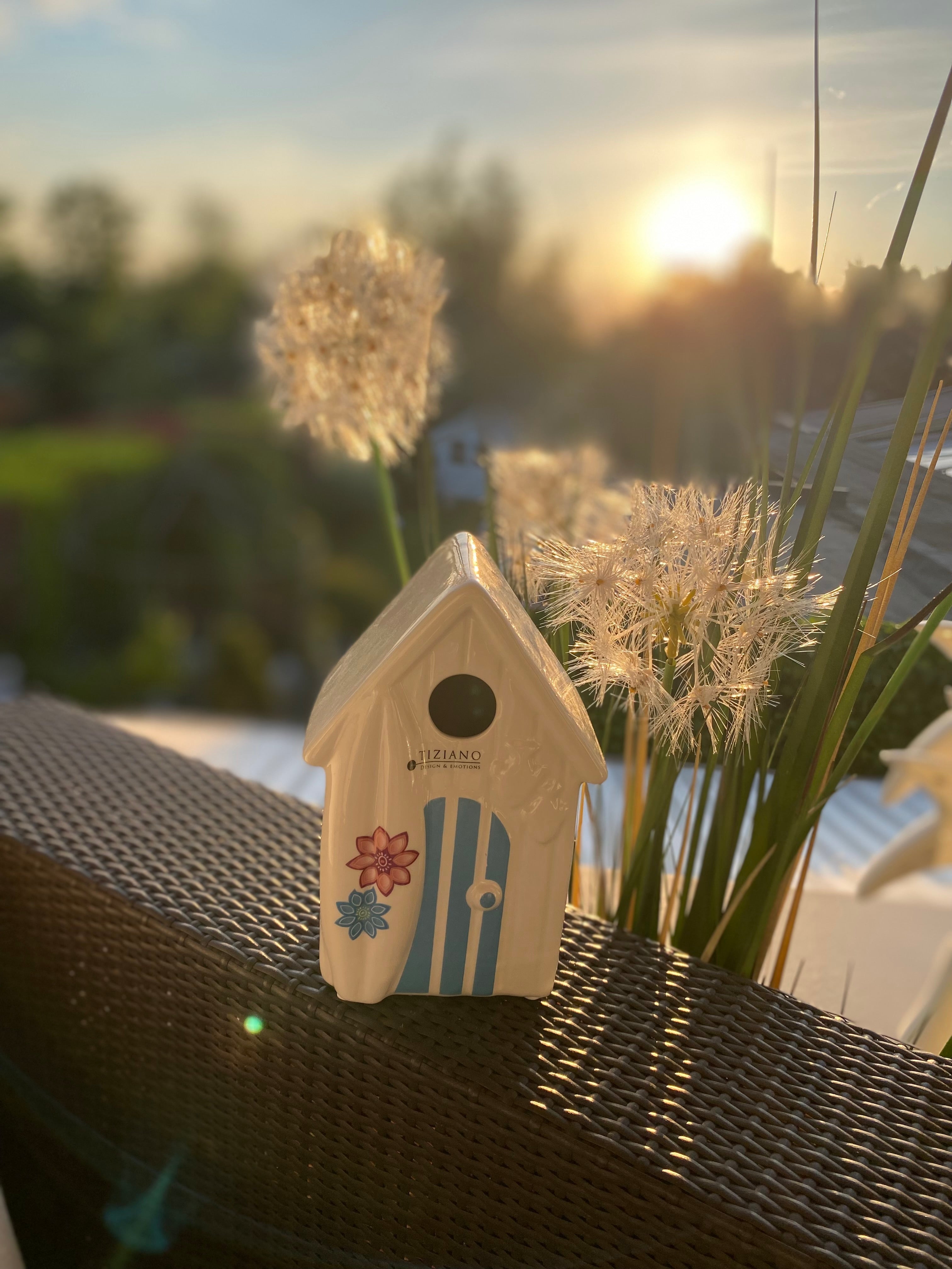 Beachhouse Fano 15cm creme-blau