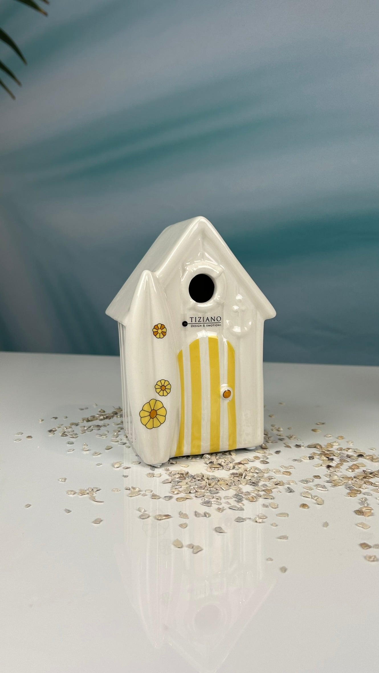 Beachhouse Fano 15cm creme/gelb