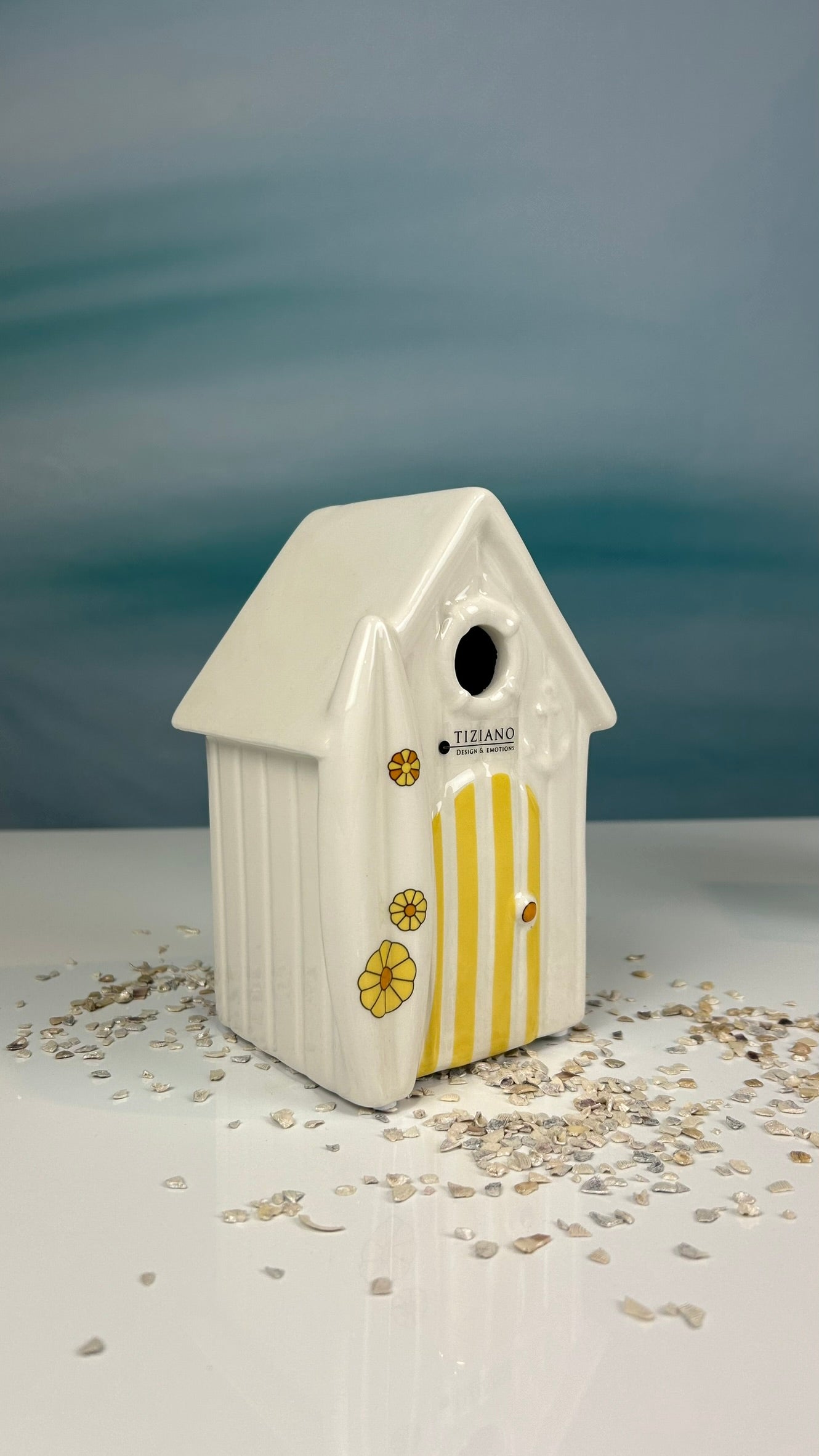 Beachhouse Fano 15cm creme/gelb