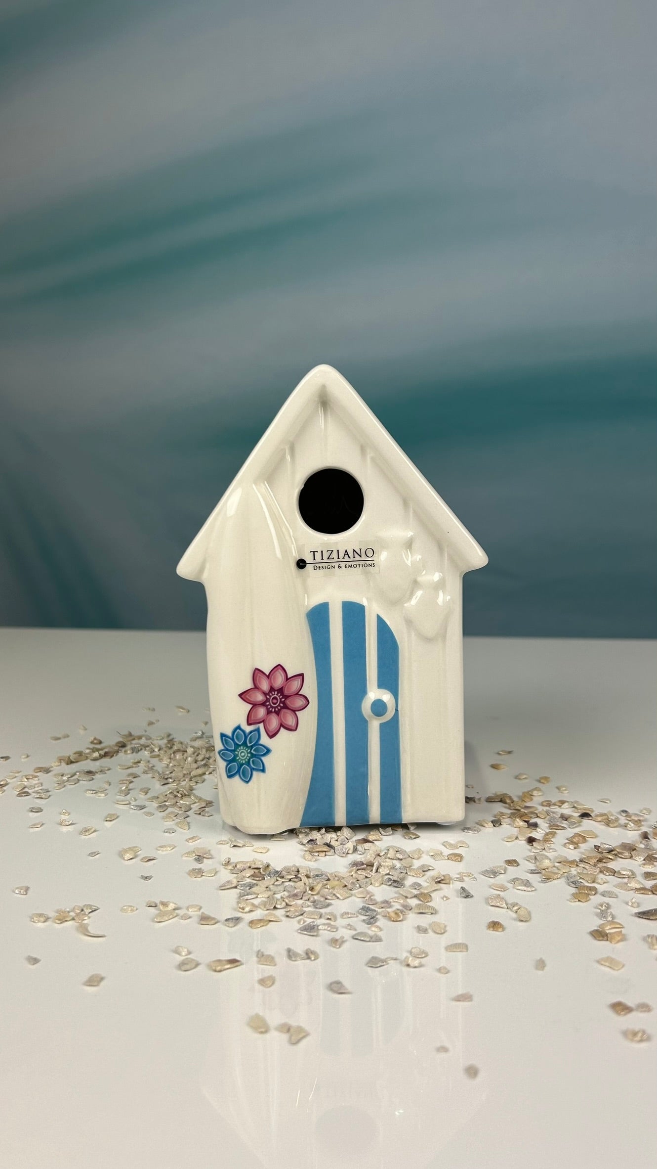 Beachhouse Fano 15cm creme-blau