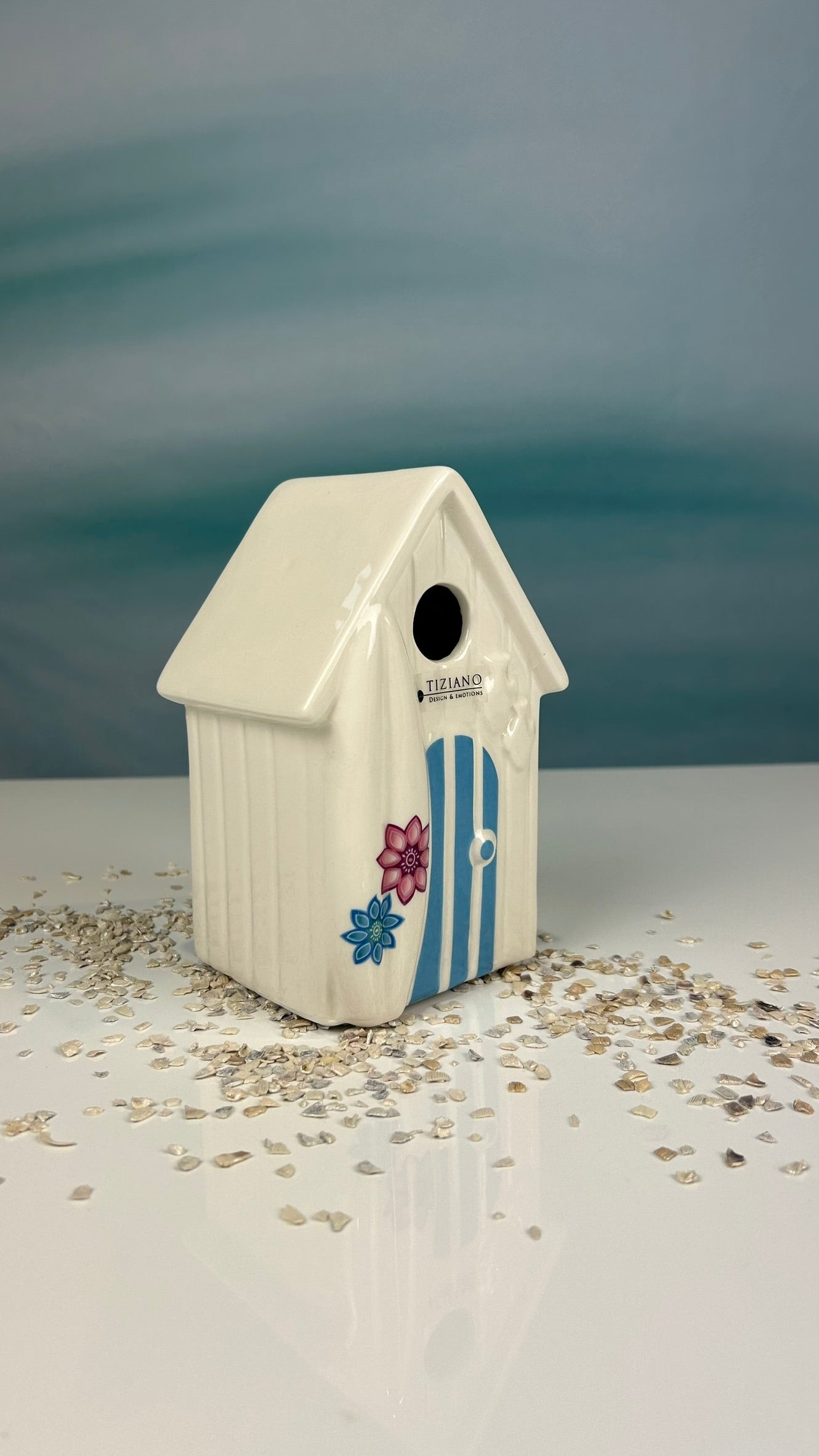 Beachhouse Fano 15cm creme-blau