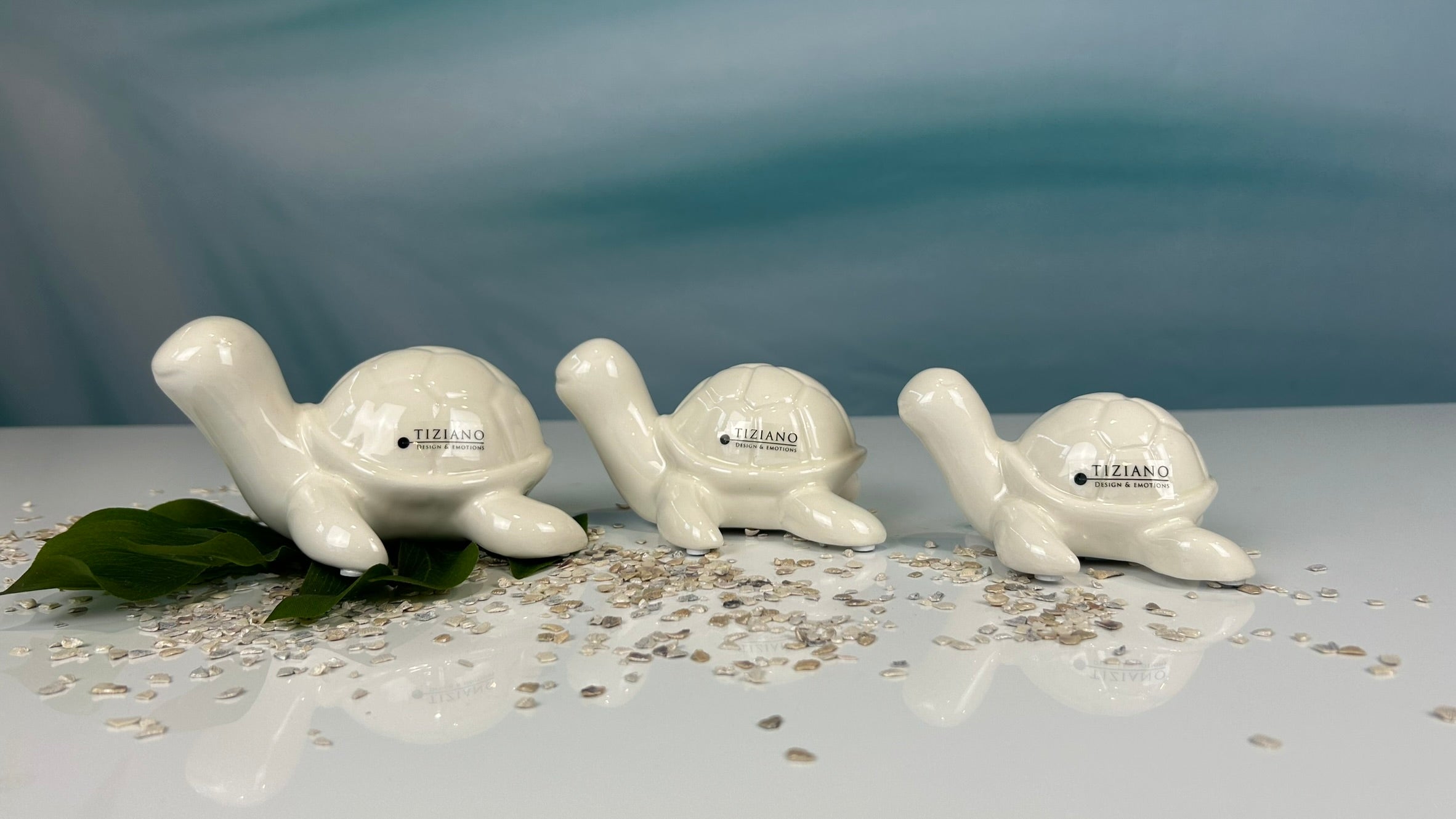 Deko Schildkröte Mattis creme-weiß