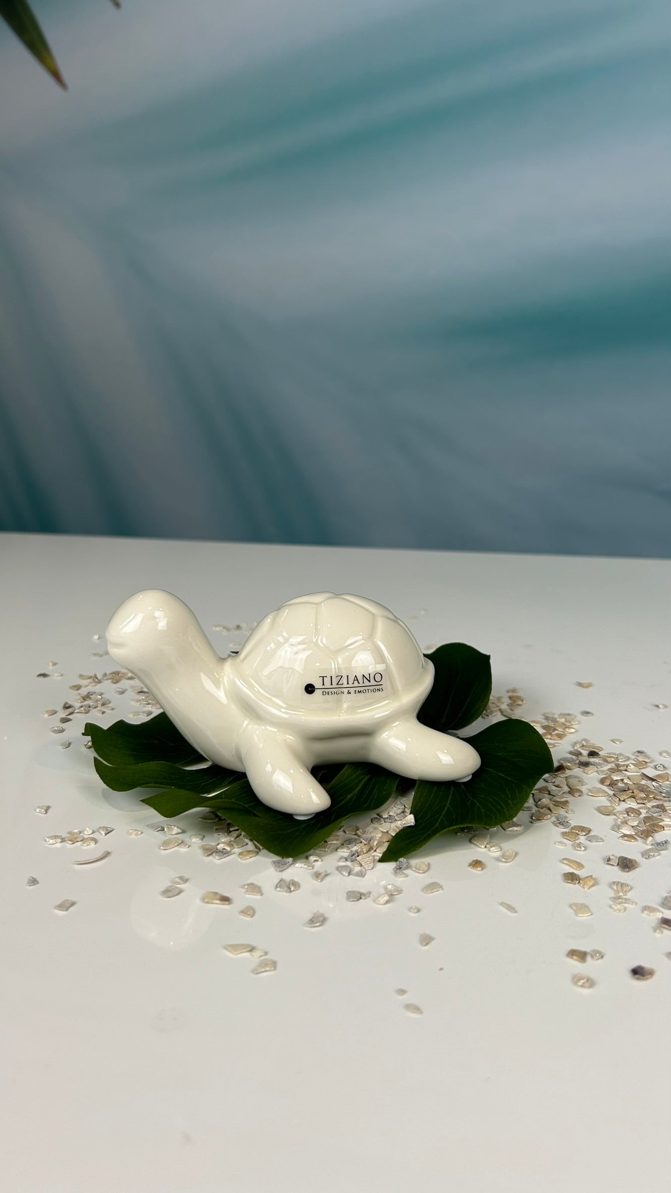 Deko Schildkröte Mattis creme-weiß