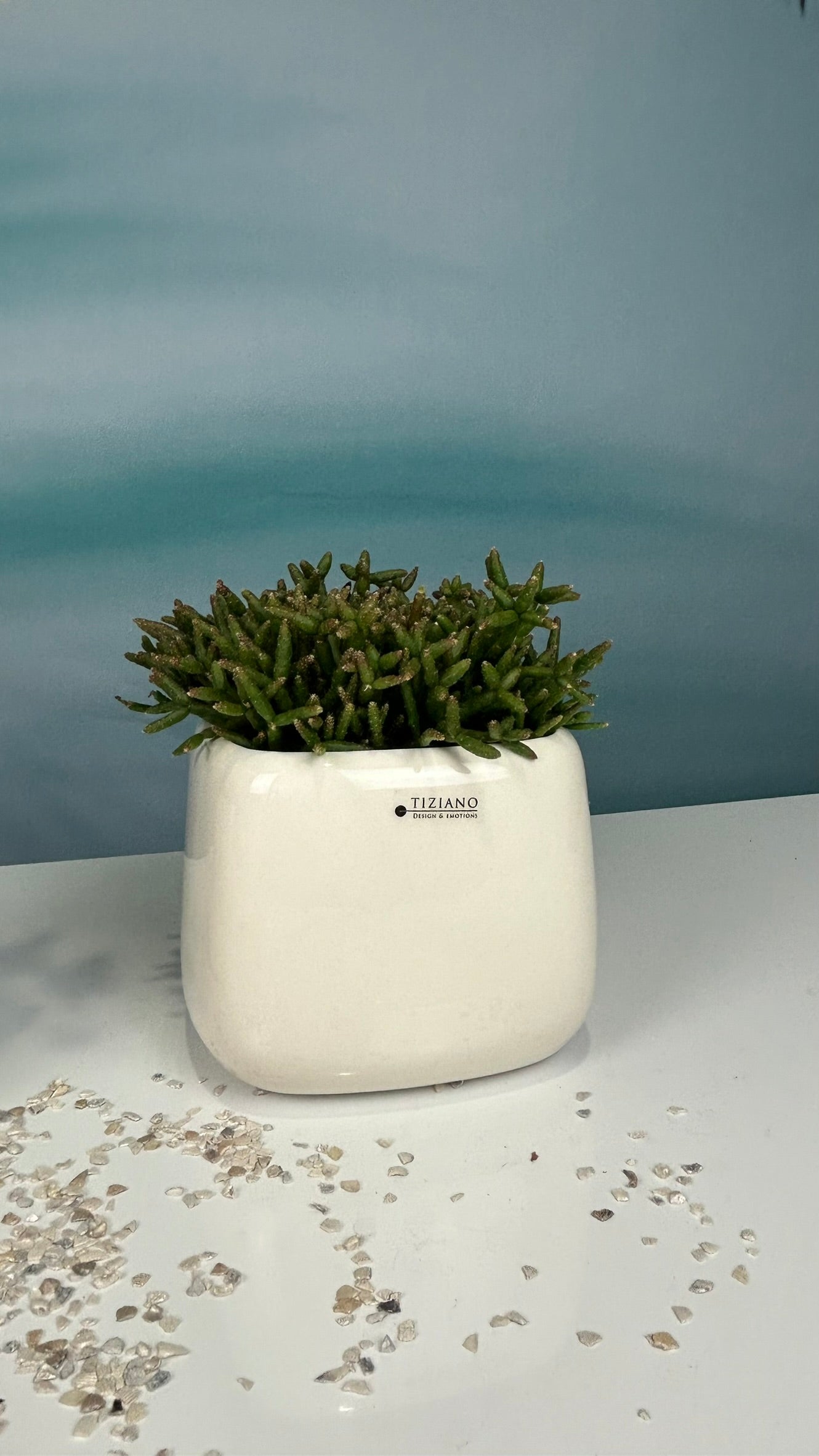 Minikübel Brezone 7cm creme-weiß