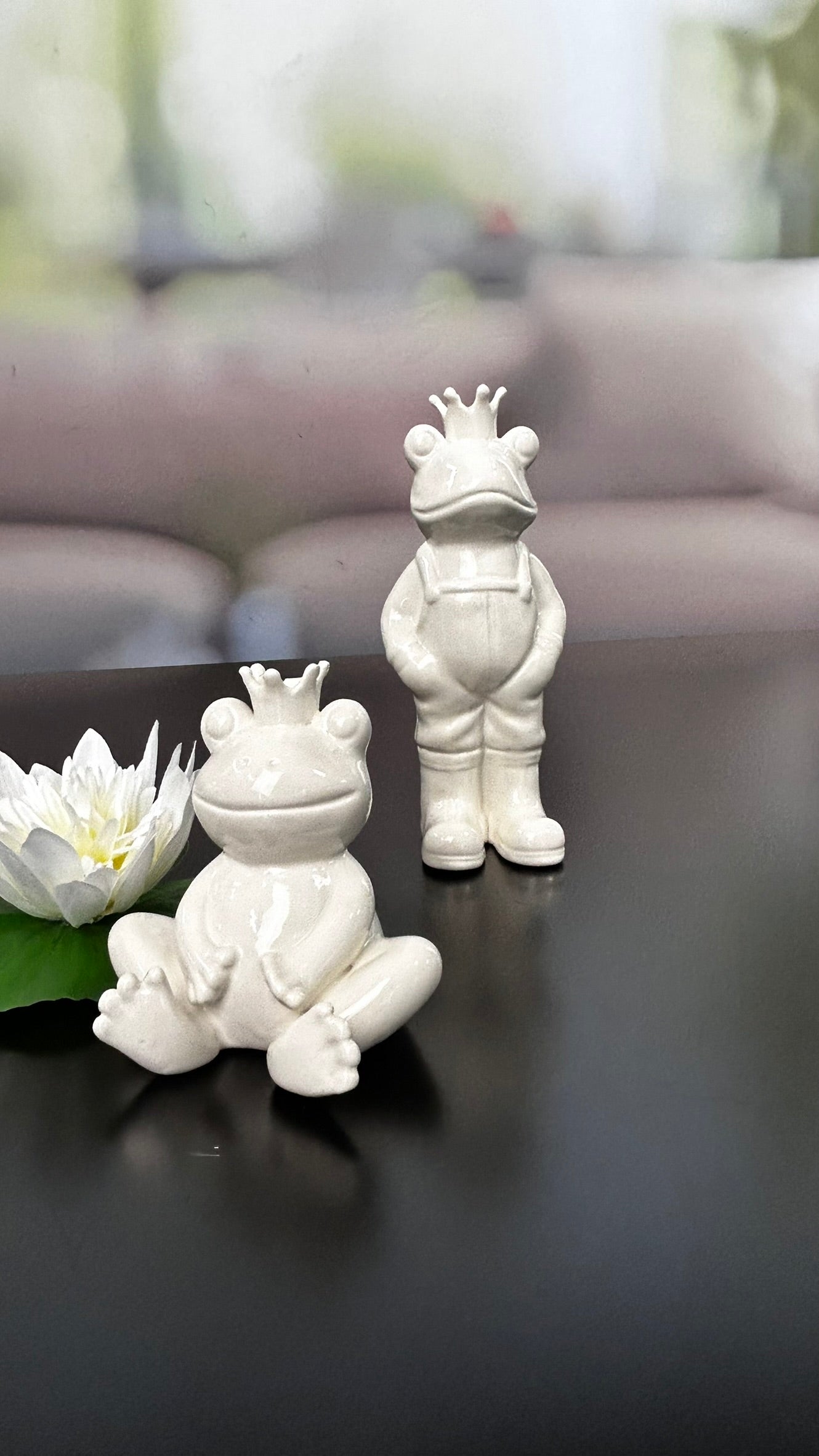 Froschfamilie Vico verschiedene Varianten creme-weiß