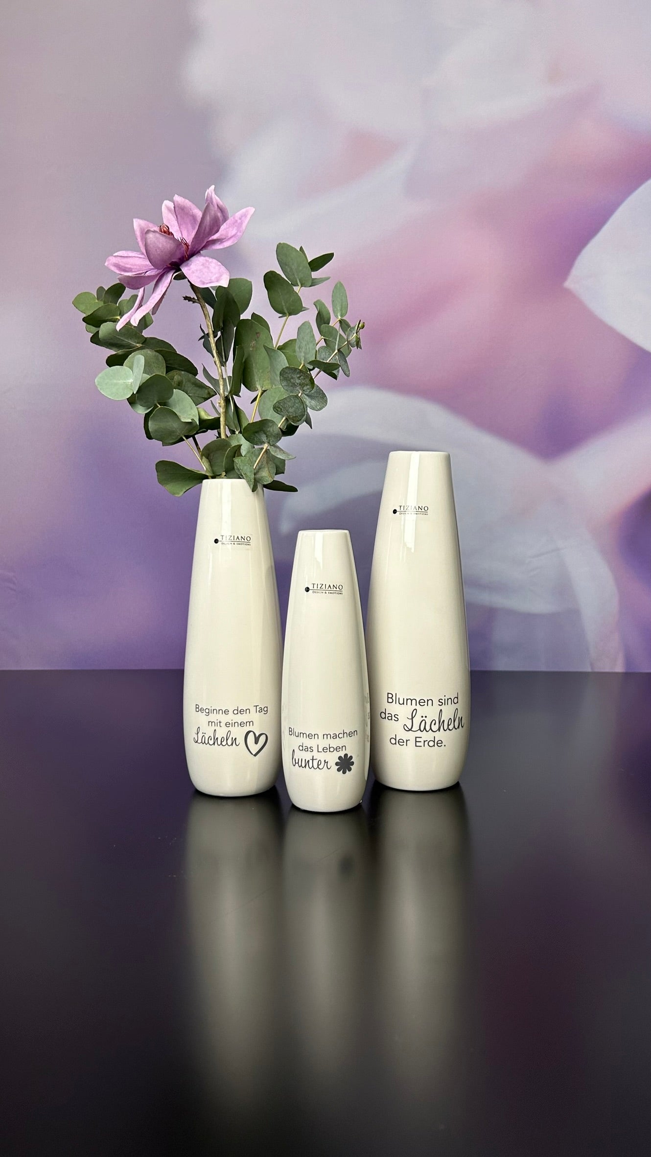 Vase Manioli 26cm Blumen sind...